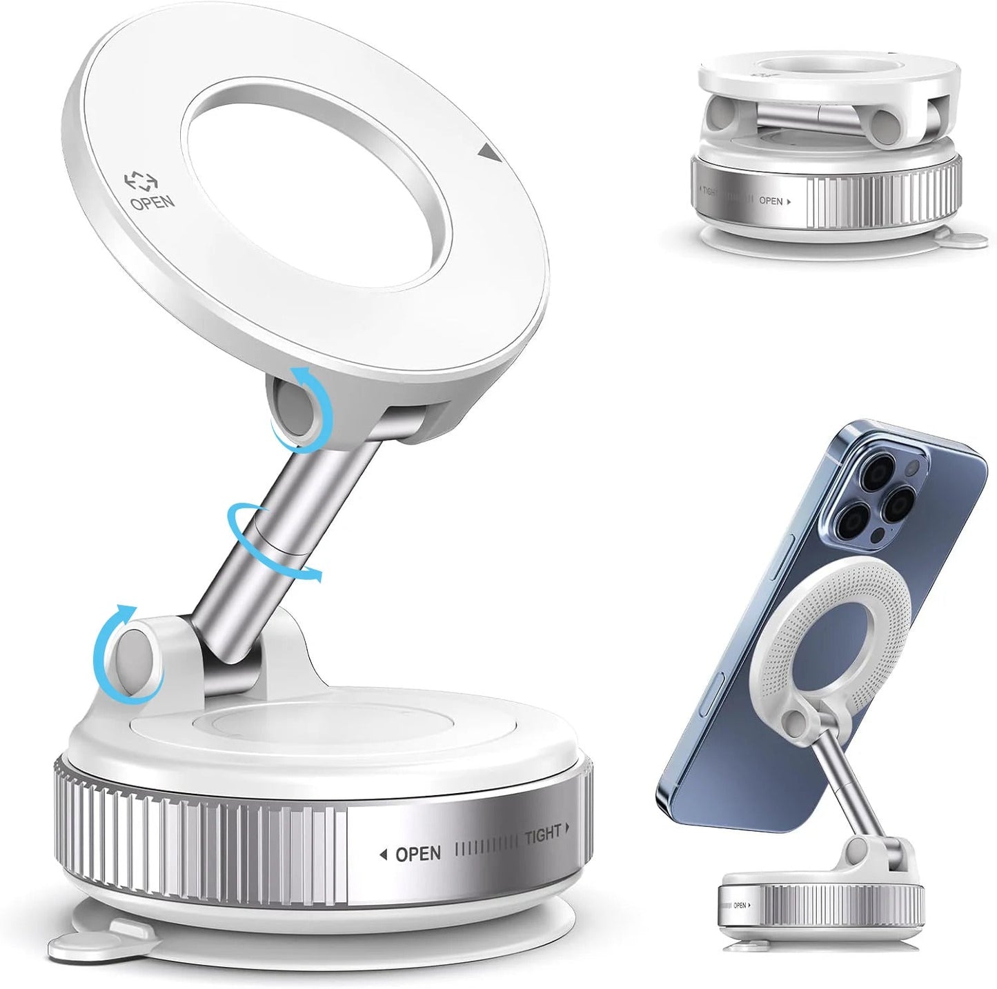 Heavy-duty 360° Vacuum Magnetic Phone Holder FREE