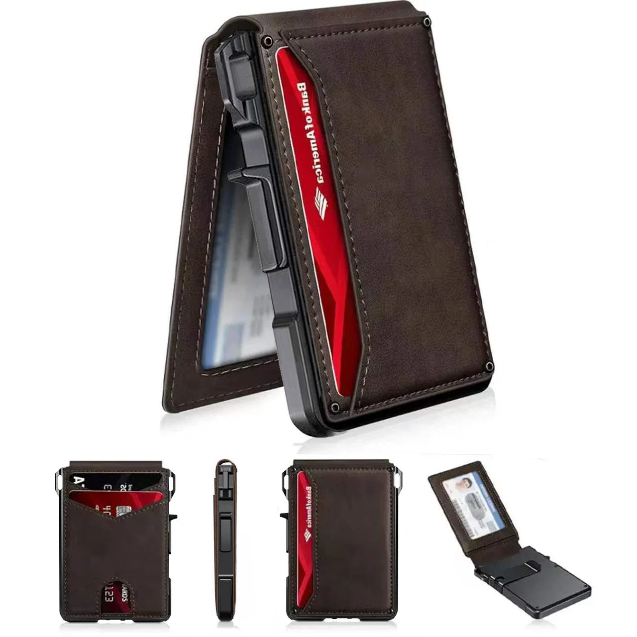 💼 RFID Blocking Slim Minimalist Wallet