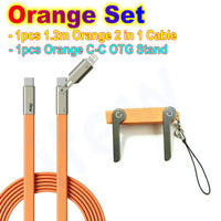 Orange 2in1 OTG Set