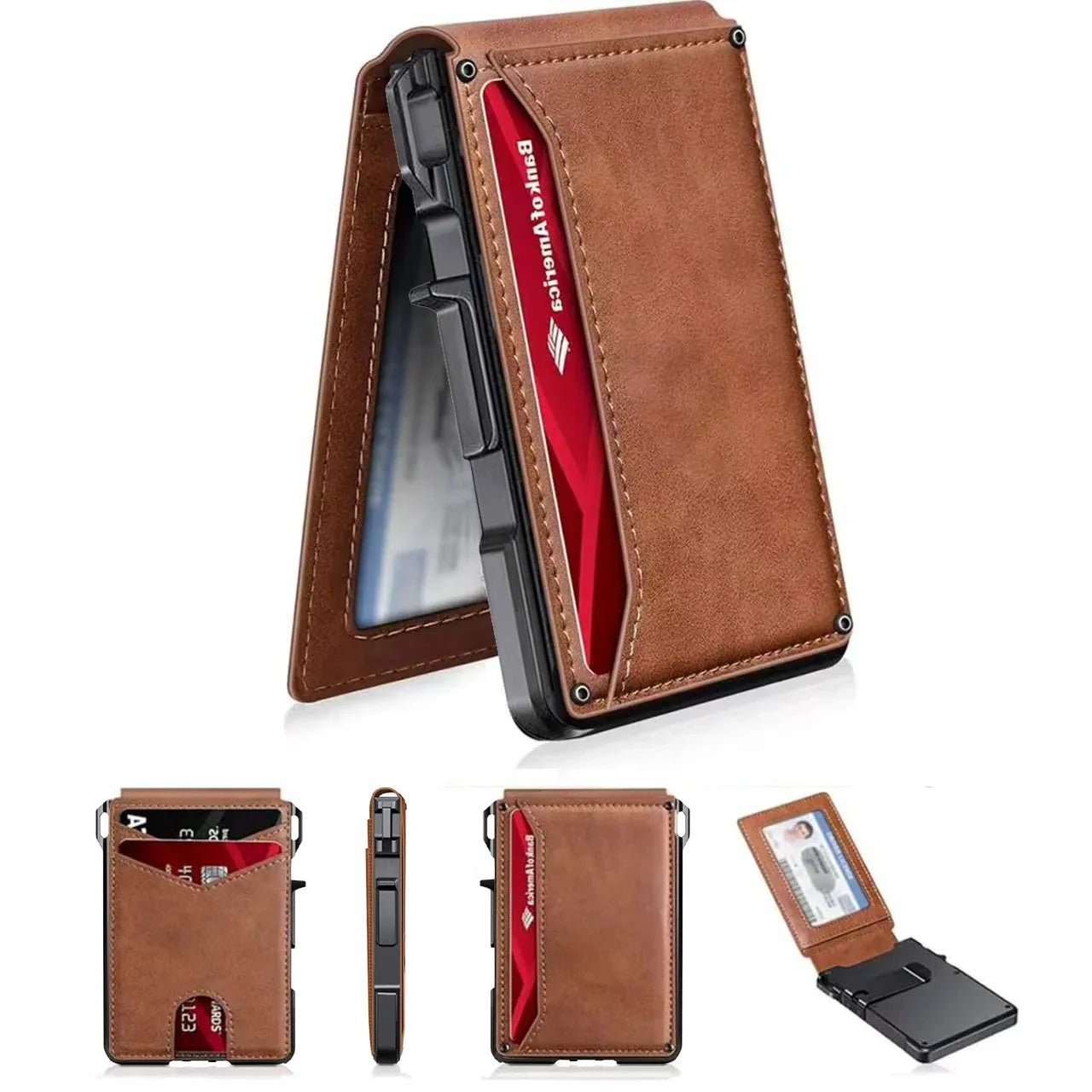 💼 RFID Blocking Slim Minimalist Wallet