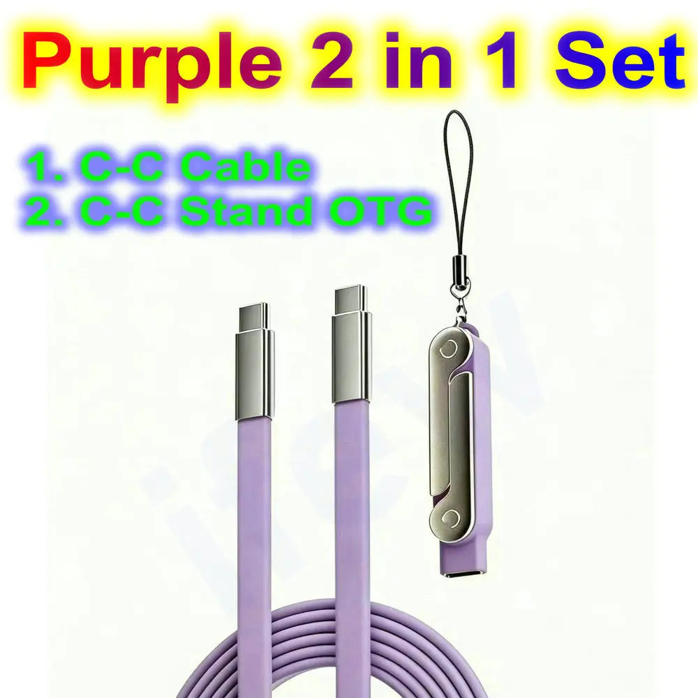 240W Fast Charging Data Cable for iPhone/Android/Tablets