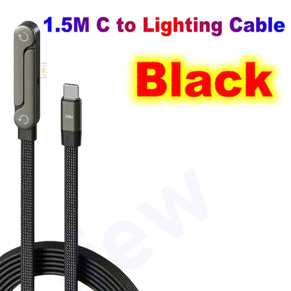 240W Fast Charging Data Cable for iPhone/Android/Tablets