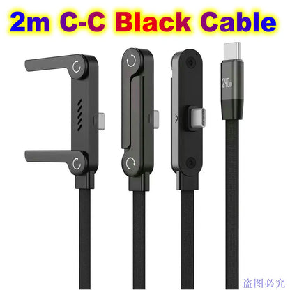 240W Fast Charging Data Cable for iPhone/Android/Tablets