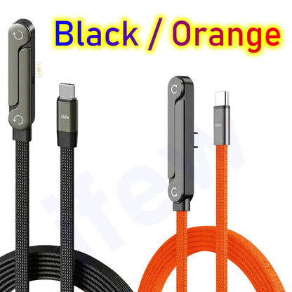 240W Fast Charging Data Cable for iPhone/Android/Tablets