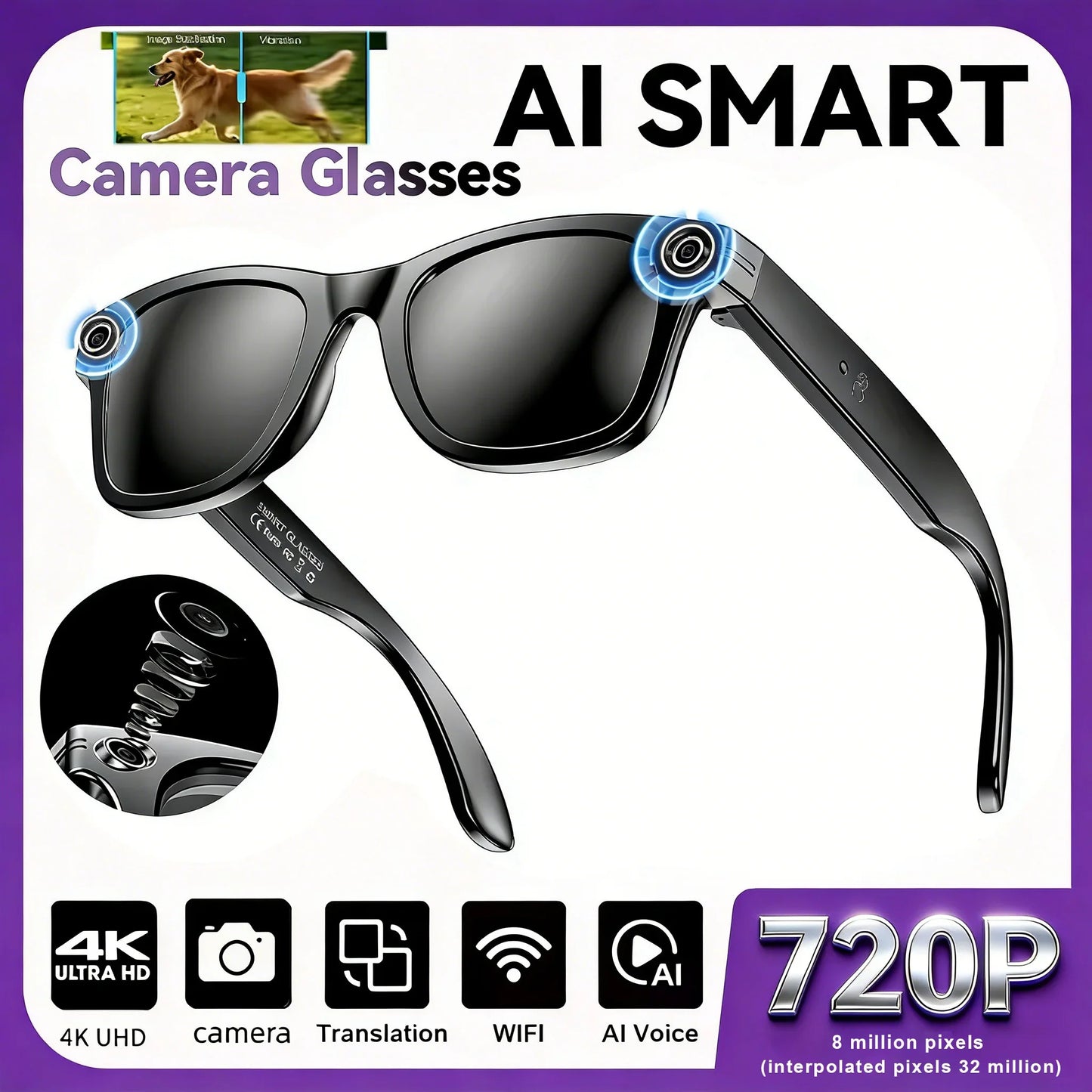 New Upgrade Smart glasses With Camera